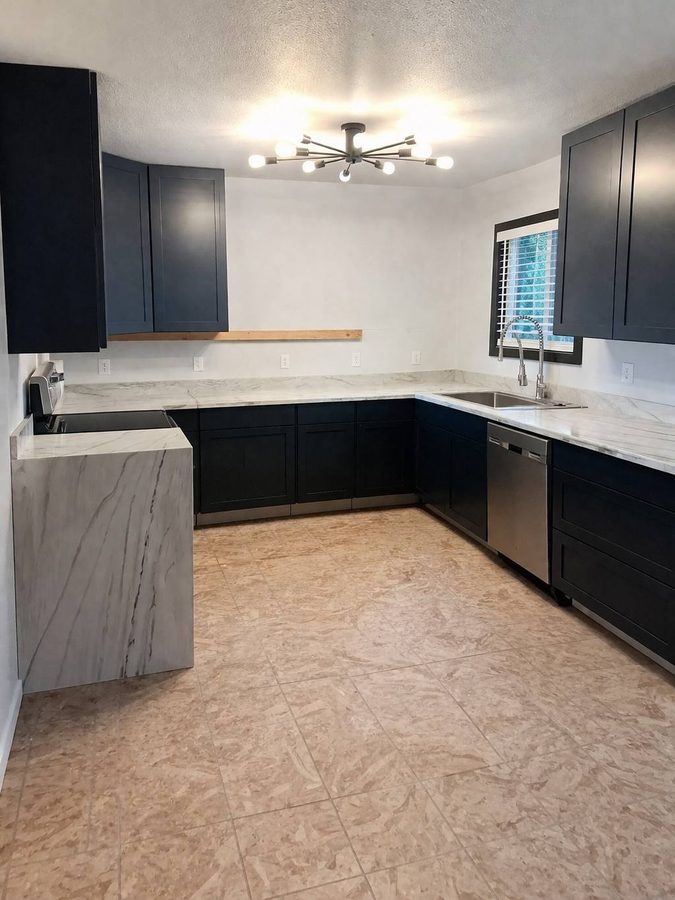 Finish carpentry trim work