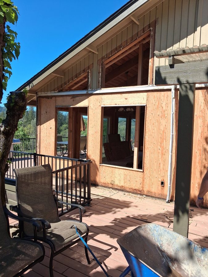 Dry rot and siding repair
